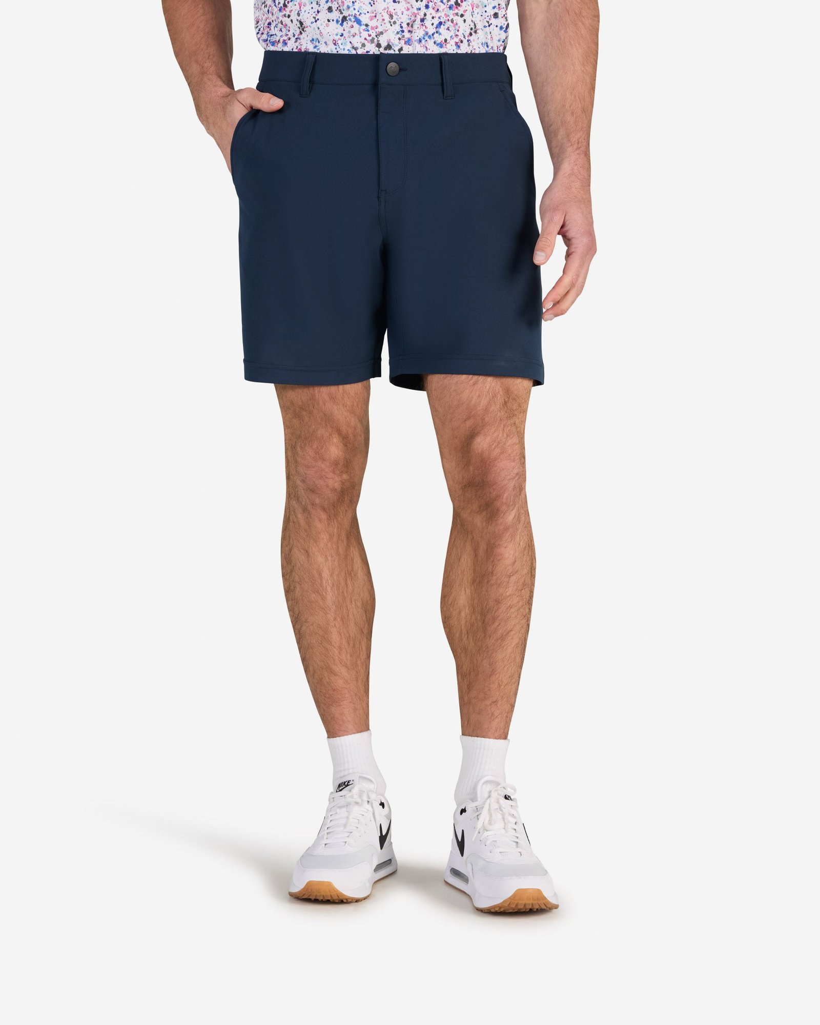 Golf Short - Navy-Men's Shorts-Bad Birdie