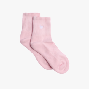 Mid Crew Birdie Sock - Frosty Petal