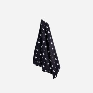 Tossed Towel - Black-Towel-Bad Birdie