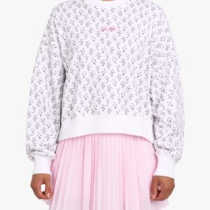 French Terry Crewneck - Petunia Junkie-Women's Crewneck - Bad Birdie