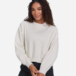 Script Fleece Crewneck-Women's Sweatshirt-Bad Birdie