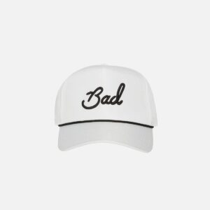 "Bad" Rope Golf Hat - White-Hat-Bad Birdie