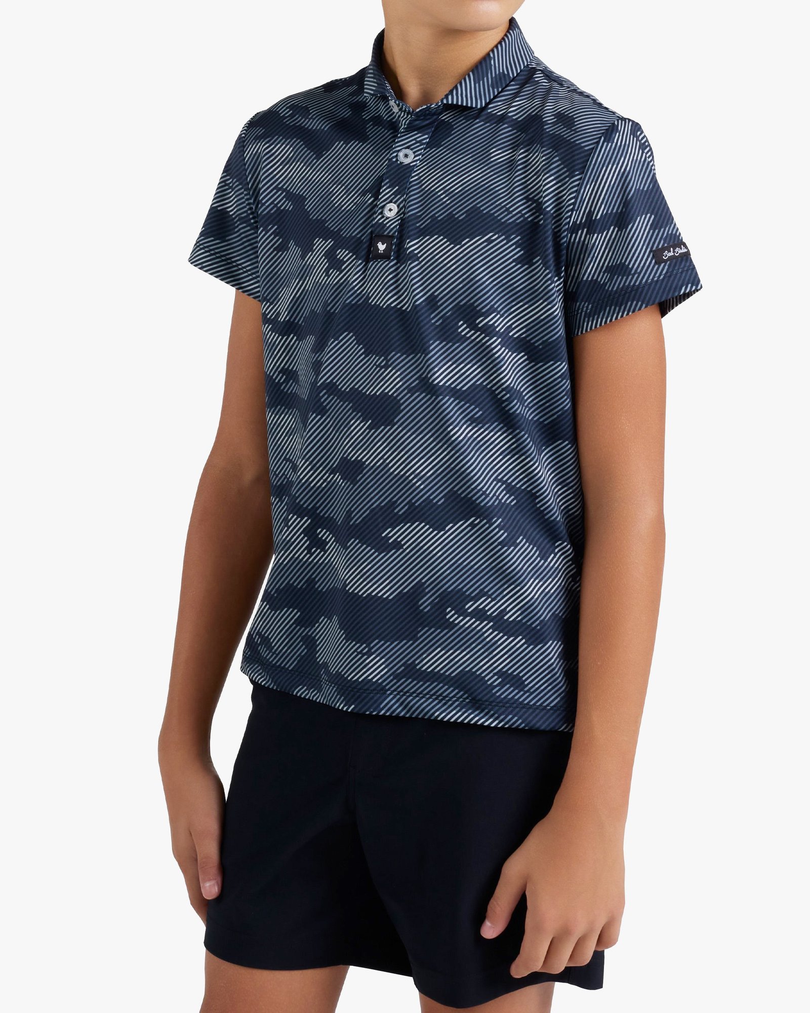 Youth Polo - Frostbite Granite-Youth Polos - Bad Birdie